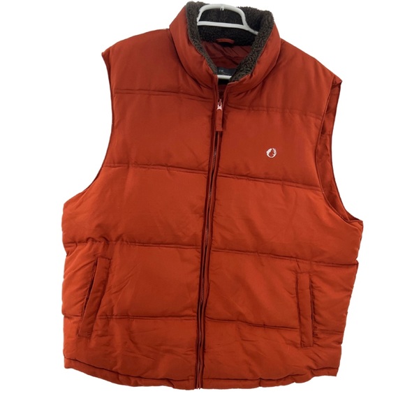 the American outdoors Other - The American Outdoors puffer vest XL  burnt orange hiking zip up fleece